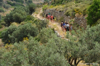 Sentier datant de l’époque byzantine.