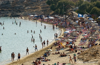 Beaches on the East Coast of Paros