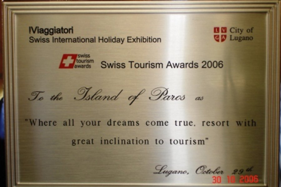 Awards Ceremony in Lugano, Switzerland.