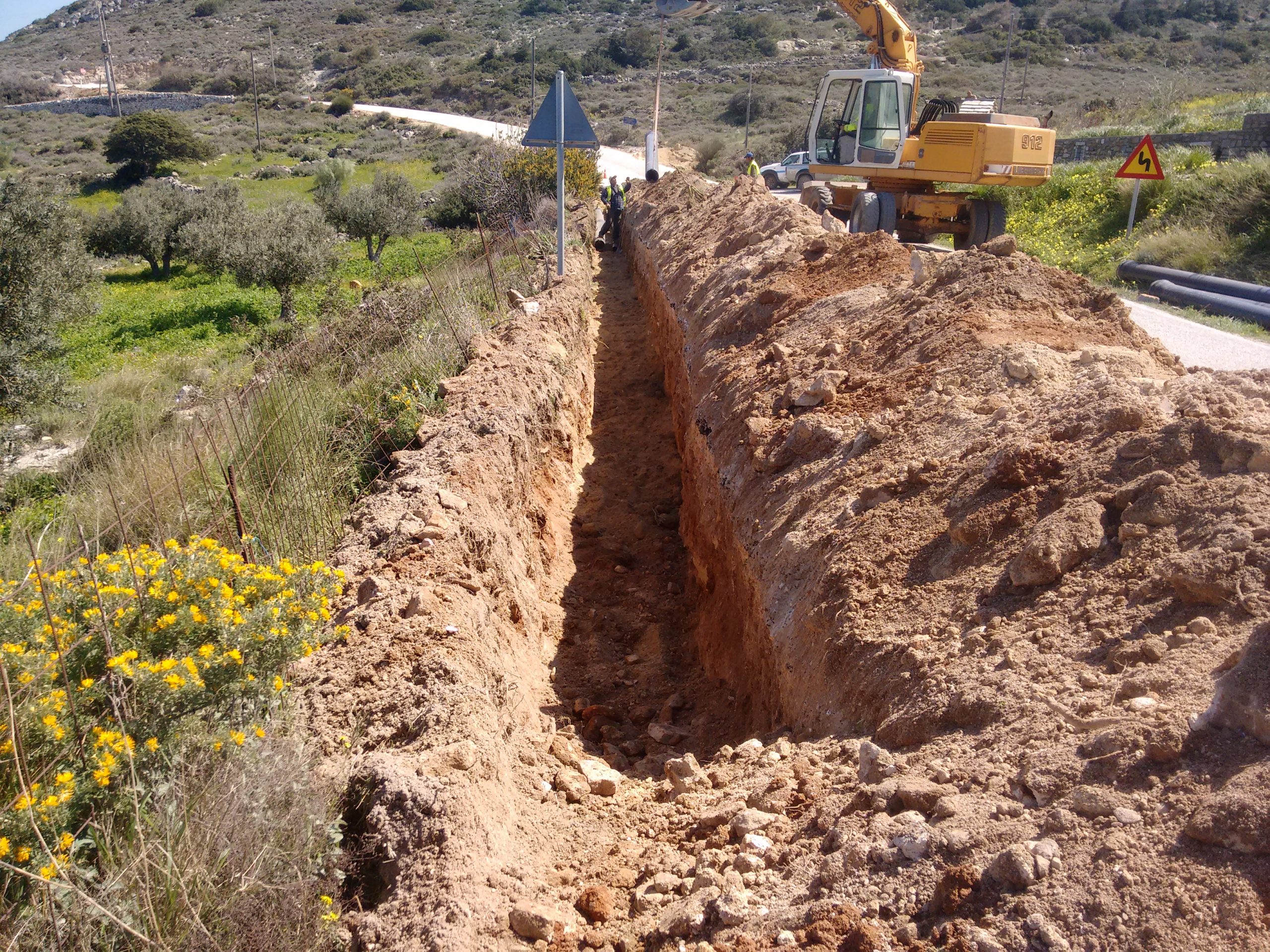 ΕΡΓΟ: Αντικατάσταση Εξωτερικού Δικτύου Ύδρευσης Κώστος – Παροικίας Δ. Πάρου (κωδικός ΟΠΣ 5001668)