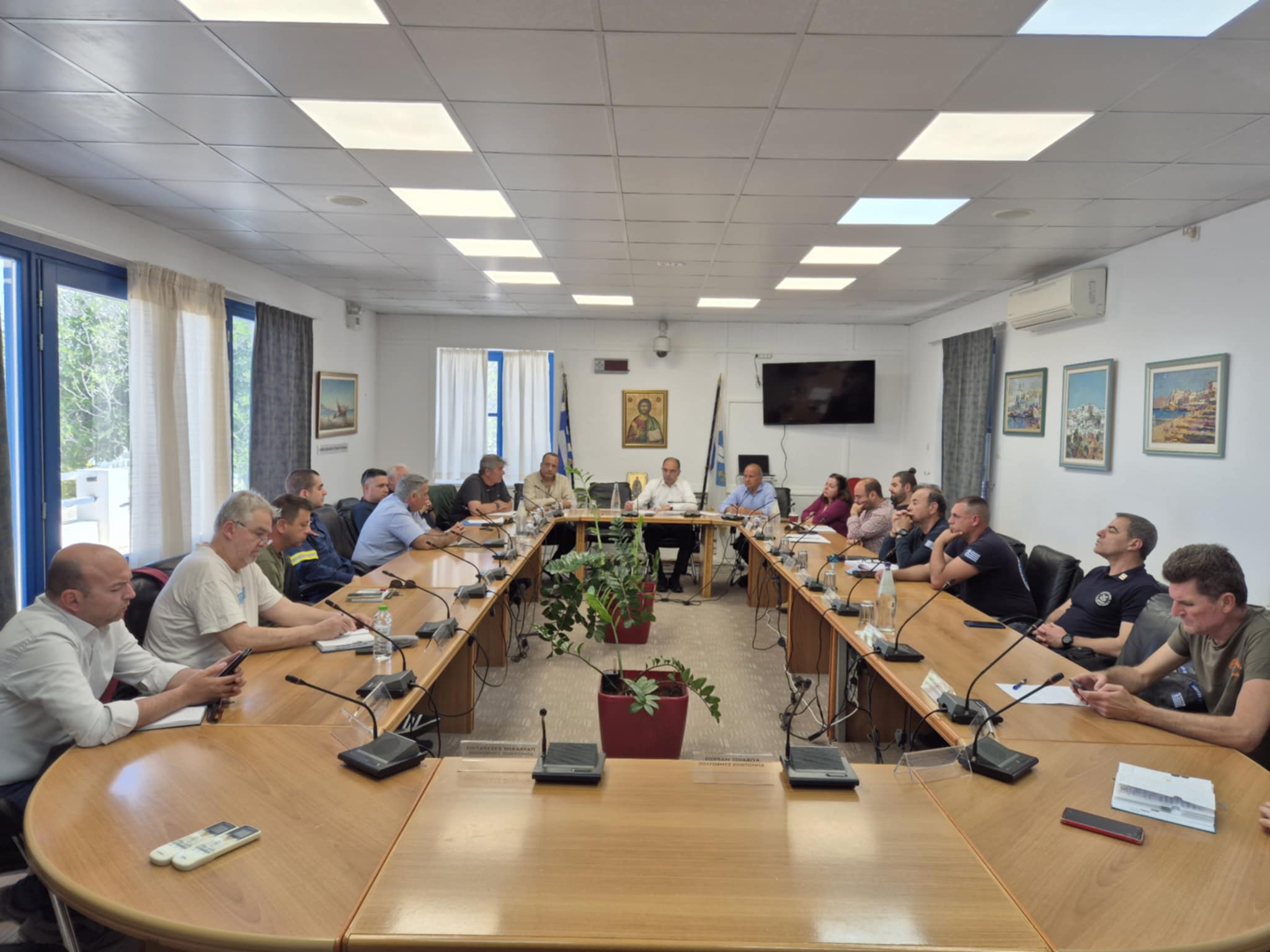 Συνεδρίαση ΤΕΣΟΠΠ Δήμου Πάρου ενόψει της αντιπυρικής περιόδου 2025