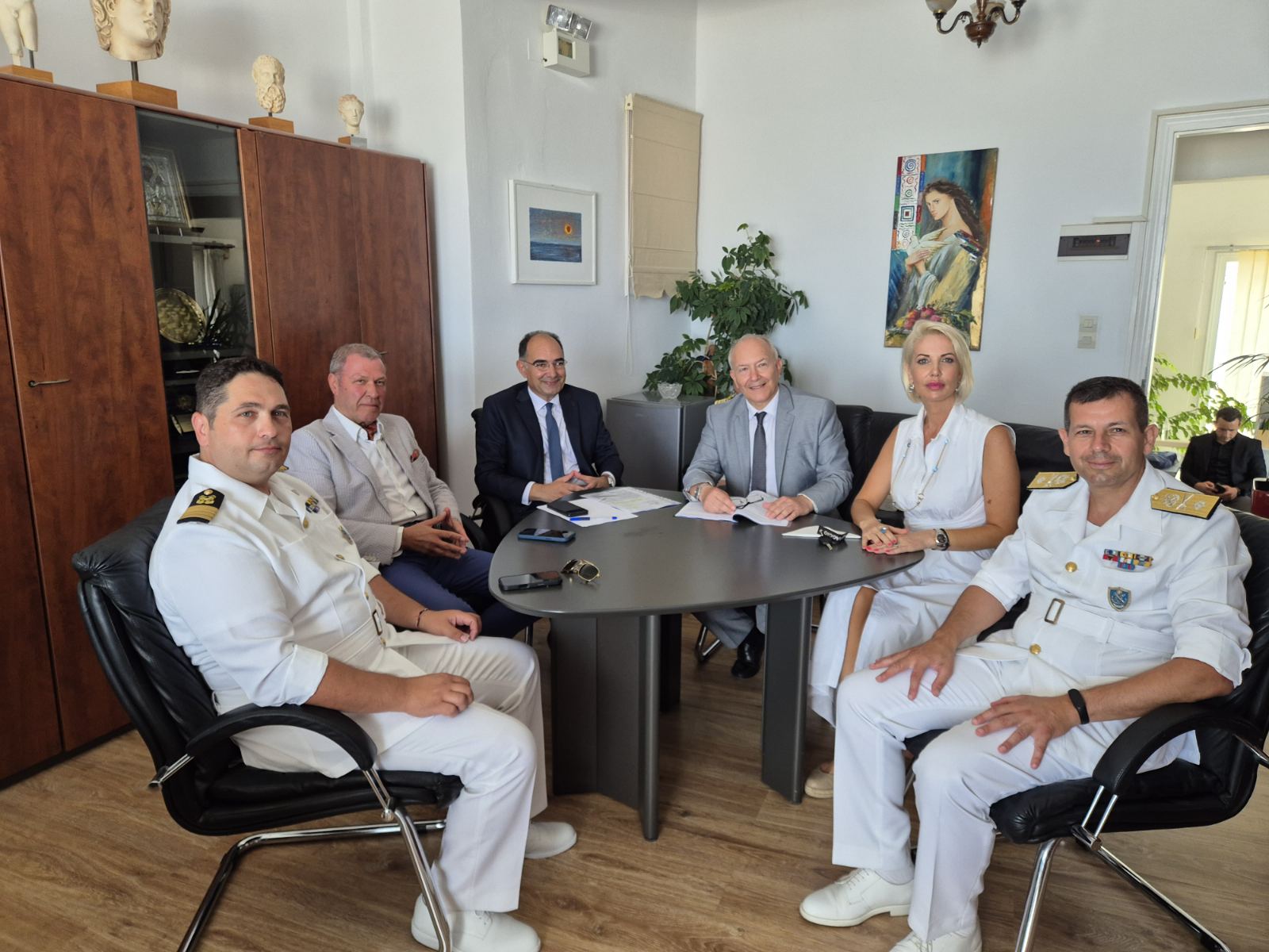 Επίσκεψη του Υφυπουργού Ναυτιλίας και Νησιωτικής Πολιτικής κ. Στέφανου Γκίκα στο νησί μας