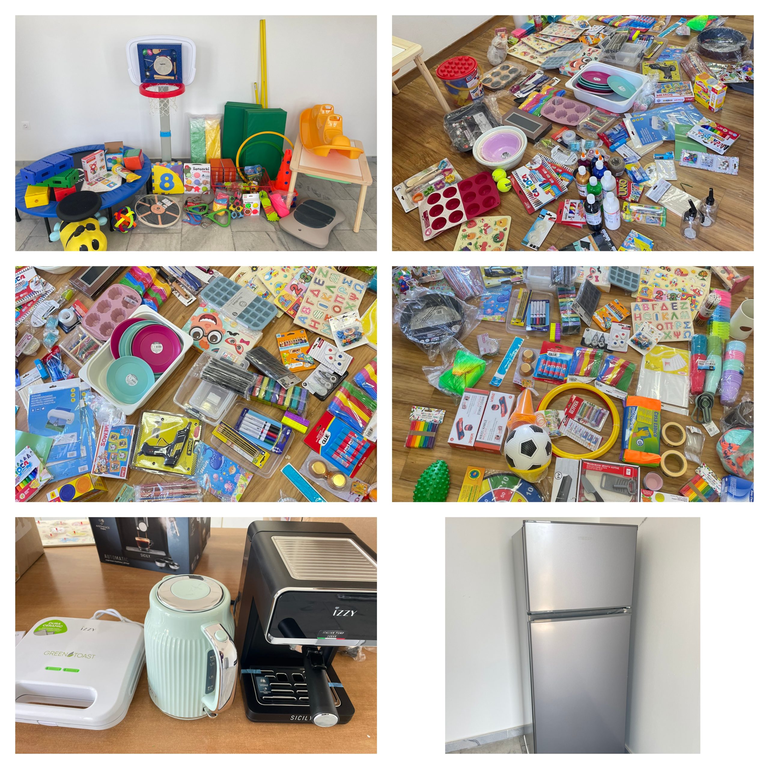 Ευχαριστίες για την δωρεά υλικού απαραίτητου για τις ανάγκες του Ειδικού Δημοτικού Σχολείου Πάρου